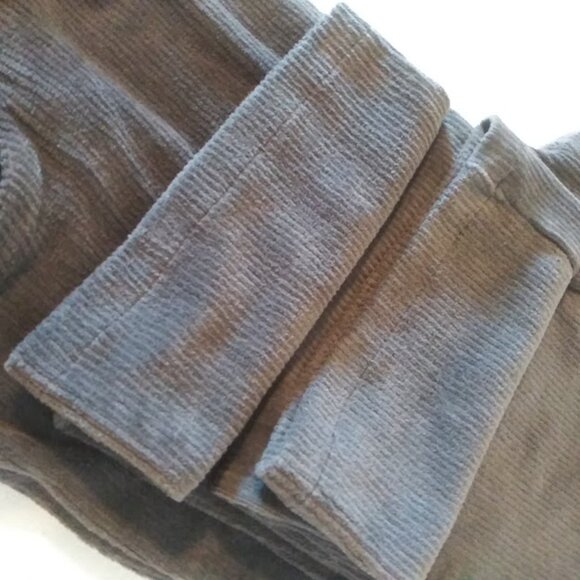 Quacker Factory by Jeanne Bice women's size M gray corduroy straight leg pants - Picture 15 of 15